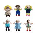 בובות כפפה משפחה 6 יח | חנות מקוונת ALONIT