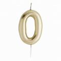 נר מספר זהב מבריק מספר 0 | חנות מקוונת ALONIT