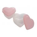 קופסת לב פלסטיק קטנה 8 יחידות ורוד | חנות מקוונת ALONIT