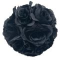 כדור פרחים לעיצוב שולחן שחור | חנות מקוונת ALONIT