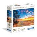 פאזל חוף גן עדן קופסא מרובעת 500 חלקים | חנות מקוונת ALONIT