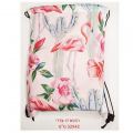 תיק שרוכים פלמינגו הדפס דו-צדדי | חנות מקוונת ALONIT