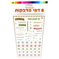דף מדבקות טו בשבט שמח 24.5X15 סמ | חנות מקוונת ALONIT