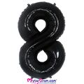 בלון מיילר 34 אינטש מספר 8 שחור | חנות מקוונת ALONIT