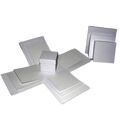קופסאות מתפוצצת מרובעת 4 יח לבנה 21.5X21 ס"מ | חנות מקוונת ALONIT
