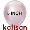 חבילת בלוני גומי 5 אינטש כרום ורוד זהב KALISAN 5012 | חנות מקוונת ALONIT