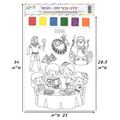 תמונה ליצירה (SHAY POP ART) A4 צבעי מים + מכחול - פסח תמונה ליצירה (SHAY POP ART) A4 צבעי מים + מכחול - פסח | חנות מקוונת ALONIT