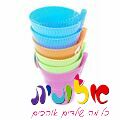 6 כוס קש 280 מל צבעוני | חנות מקוונת ALONIT