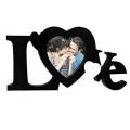 מסגרת לתמונה לב LOVE, צֶבַע: שחור-black | חנות מקוונת ALONIT