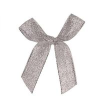 חבילת 12 פפיון בד + תיל קשירה כסף | חנות מקוונת ALONIT