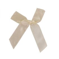 חבילת 12 פפיון בד + תיל קשירה ר.1.5 ס"מ - קרם | חנות מקוונת ALONIT