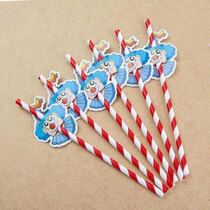 חב' 6 קשית נייר+דיגלון ליצן-אדום, фото 