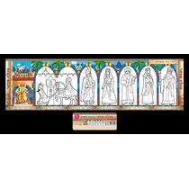 מגילת אסתר צבעונית ליצירה 36 יח' | חנות מקוונת ALONIT