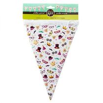 שרשרת נייר משולשים א.כ.3מ' -סמלי פורים, фото 