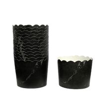 חבילה 50 עטרות קרטון לאפיה שיש שחור | חנות מקוונת ALONIT