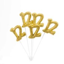 חבילה 5 סטיק סיפרה 12 30 סמ-זהב | חנות מקוונת ALONIT