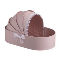 קופסאת קרטון בצורת עריסה ורוד | חנות מקוונת ALONIT