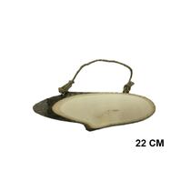 שלט עץ אובאלי לדלת 22 סמ | חנות מקוונת ALONIT