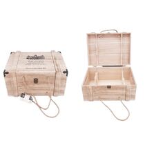 ארגז עץ ל-6 בקבוקים 19*27*37 | חנות מקוונת ALONIT