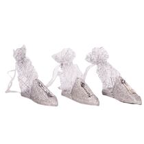 חבילה 3 נעל מרוקו א.12 סמ+שקית אורגנזה-כסף | חנות מקוונת ALONIT