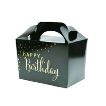 לאנץ בוקס קרטון 4 יח - HB שחור זהב | חנות מקוונת ALONIT