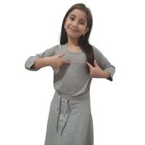 חולצות בית ספר שרוול 3/4 צבע אחיד בנות, фото 