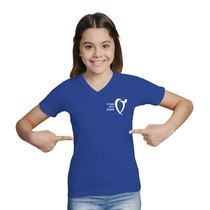 חולצות בית ספר לבית ספר צווארון V בנות, фото 