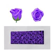 חבילת 50 פרחי סבון ק.5 ס"מ - סגול | חנות מקוונת ALONIT