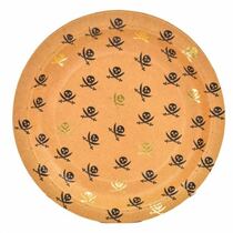 צלחות נייר 20 סמ קראפט פרימיום הטבעת זהב 8 יח - פיראטים | חנות מקוונת ALONIT