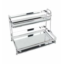 מעמד מדפים דקורטיבי כסוף | חנות מקוונת ALONIT