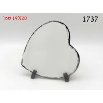 אבן בזלת לב מבריקה לסובלימציה + מעמד | חנות מקוונת ALONIT