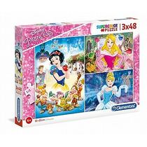פאזל נסיכות דיסני 3X48 חלקים סופר קולור | חנות מקוונת ALONIT