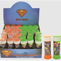 בקבוק בועות סבון 50 מל - סופרמן | חנות מקוונת ALONIT