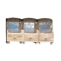 קופסאת תכשיטים עץ טבעי עם מראה דגם 10506 | חנות מקוונת ALONIT