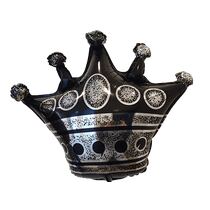 בלון מיילר כתר שחור - כסף 24 סמ | חנות מקוונת ALONIT