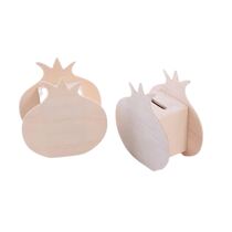 קופת חיסכון רימון עץ 10X9X4.5 סמ | חנות מקוונת ALONIT