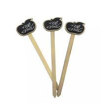 חבילת 3 סטיק עץ ג.30 ס"מ - צורת תפוח - שנה טובה | חנות מקוונת ALONIT