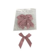 חבילת 12 פפיון בד + תיל קשירה ר.1.5 ס"מ - ורוד עתיק | חנות מקוונת ALONIT