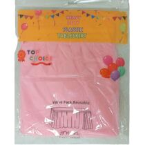 חצאית שולחן ניילון ורוד בייבי 74 | חנות מקוונת ALONIT