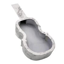 קופסאת הפתעה בצורת גיטרה לבנה שיש 46X6 ס"מ | חנות מקוונת ALONIT