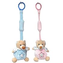 מובייל פרווה רעשן דובי ורוד/תכלת | חנות מקוונת ALONIT