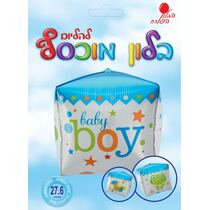 בלון מיילר תלת מימד קוביה BABY BOY | חנות מקוונת ALONIT
