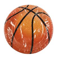 צלחת נייר 7 אינטש 10 יח' כדורסל | חנות מקוונת ALONIT