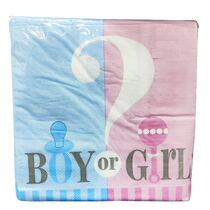 מפיות נייר 20 יח' ורוד תכלת BOY or GIR | חנות מקוונת ALONIT