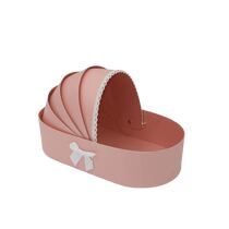 קופסאת הפתעה בצורת עריסה ורודה 33X8 ס"מ | חנות מקוונת ALONIT