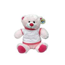 דובי סובלימציה + חולצה ורוד 40 ס"מ | חנות מקוונת ALONIT