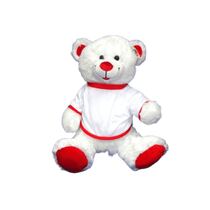 דובי סובלימציה + חולצה אדום ולבן 50 ס"מ | חנות מקוונת ALONIT