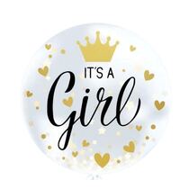 בלון מיילר בובו מודפס 24 אינטש its a girl | חנות מקוונת ALONIT