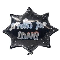 בלון מיילר כוכב יום הולדת כסף שחור 18 אינטש | חנות מקוונת ALONIT