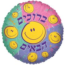 בלון מיילר ברוכים הבאים סמיילי 18 אינטש, фото 